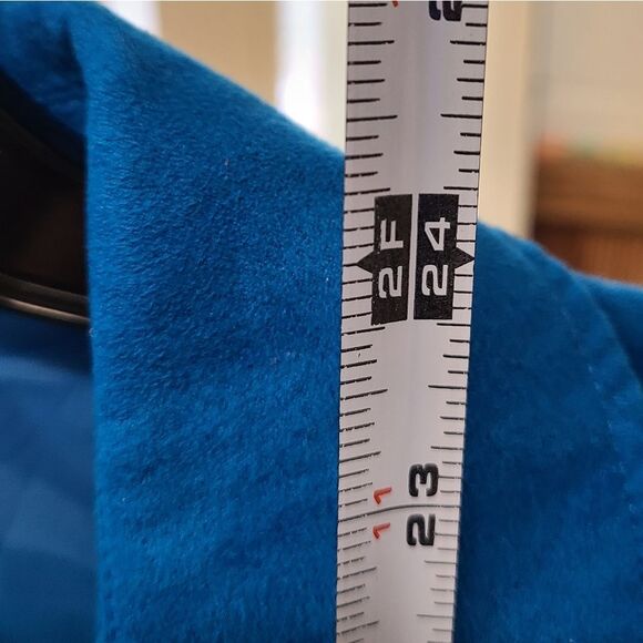 Studio Works Cobalt Blue Faux Suede Jacket 12P - Picture 8 of 8